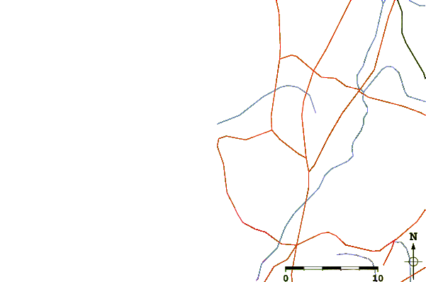 Roads and rivers around Beach Road