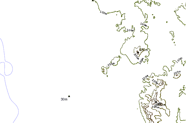 Shoreline around Beach Road