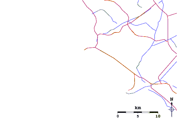 Roads and rivers around Beachport