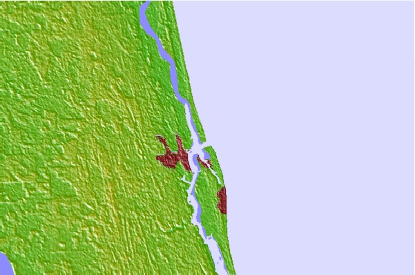 Surf spots located close to Beacon Point