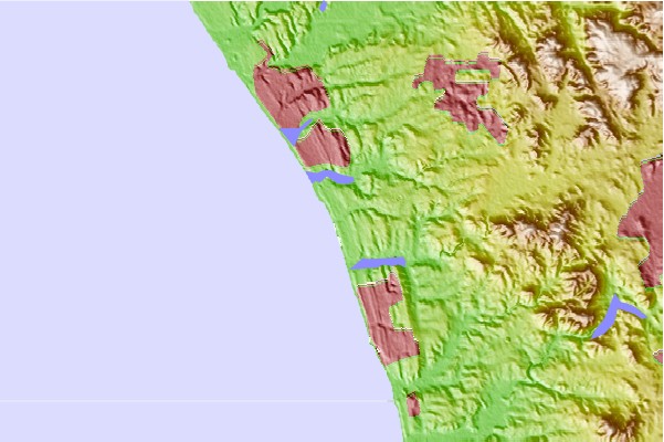 Surf spots located close to Beacons