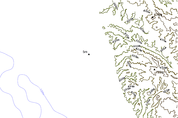 Shoreline around Bean Hollow State Beach