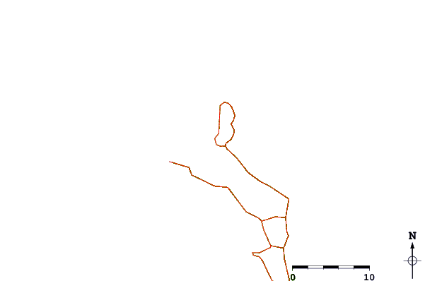 Roads and rivers around Beau Vallon Beach