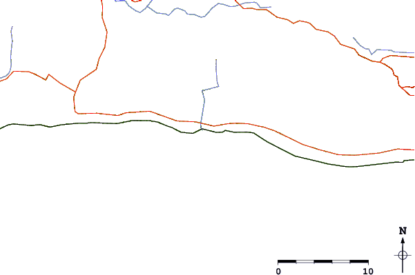 Roads and rivers around Beavers