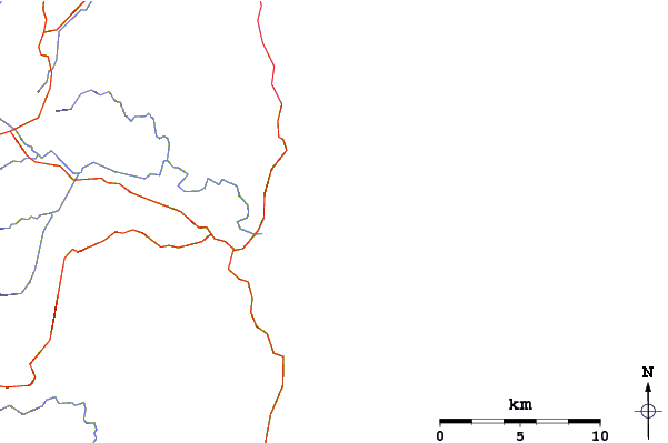 Roads and rivers around Beer Barrel Beach