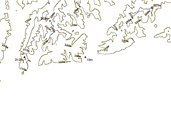 Shoreline around Beer Point