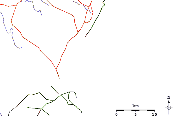 Roads and rivers around Bellambi Point