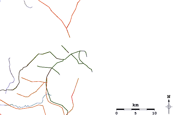 Roads and rivers around Bellambie Point