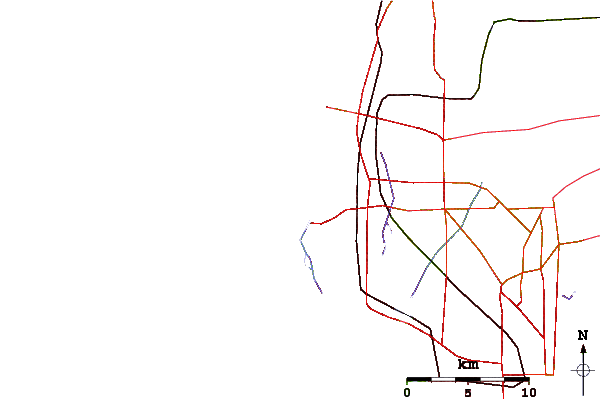 Roads and rivers around Belleair Beach