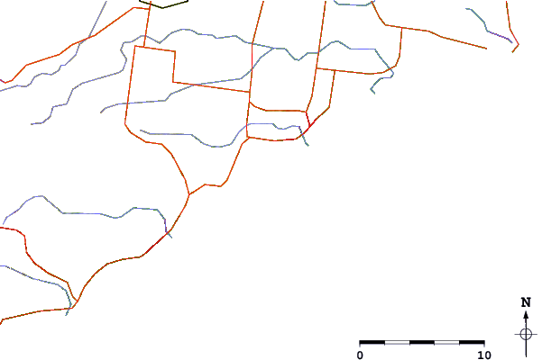 Roads and rivers around Bells Beach - Rincon