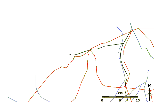 Roads and rivers around Belt Road