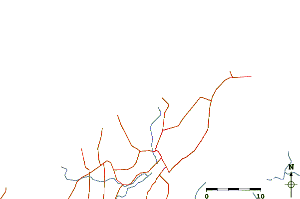 Roads and rivers around Berakas Beach