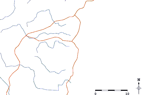 Roads and rivers around Bermagui Rivermouth