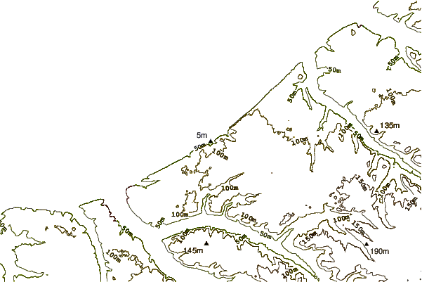 Shoreline around Berneval