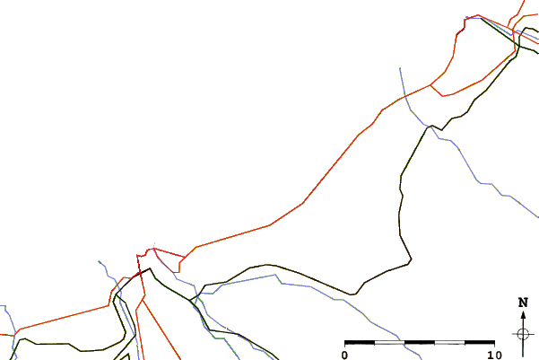 Roads and rivers around Berneval
