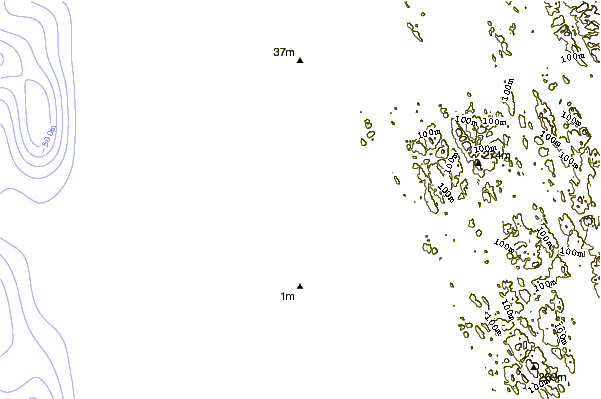 Shoreline around Beruwela