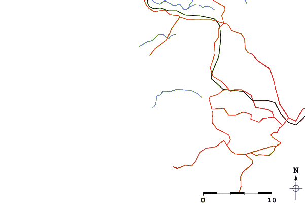 Roads and rivers around O'Neills Bay