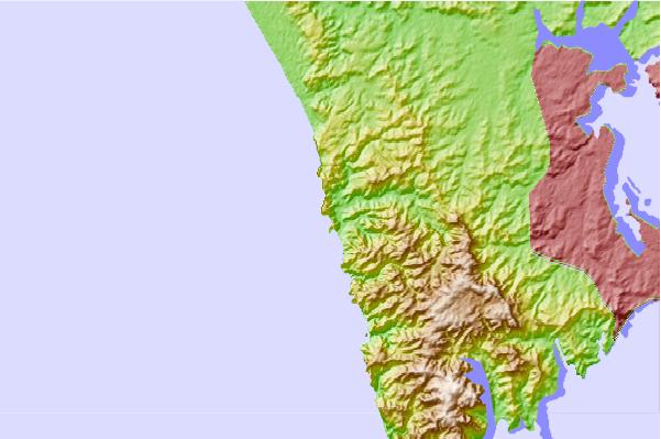 Surf breaks located close to Bethells Beach (Oneills)