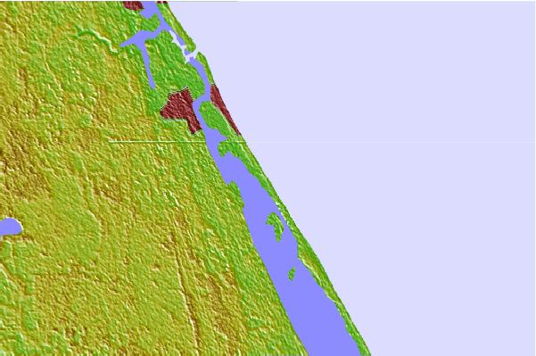 Surf breaks located close to Bethune Beach