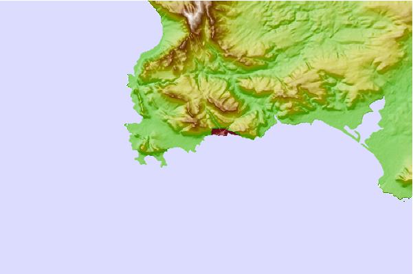 Surf spots located close to Bettys Bay