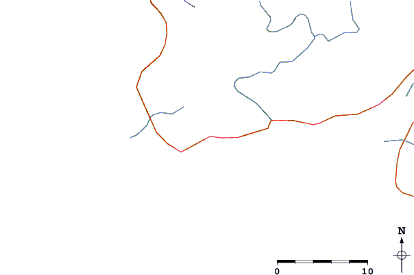 Roads and rivers around Bettys Bay