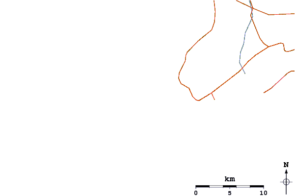 Roads and rivers around Bicas