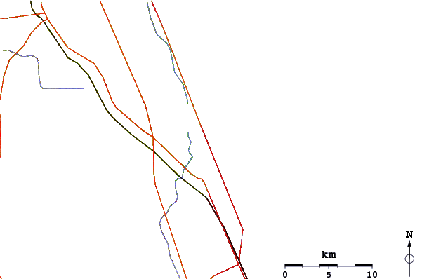 Roads and rivers around Bicentenial Park