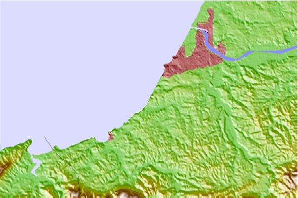 Surf spots located close to Bidart