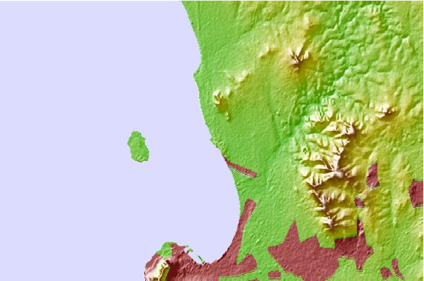 Surf spots located close to Big Bay