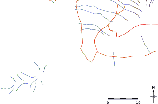 Roads and rivers around Big Beach