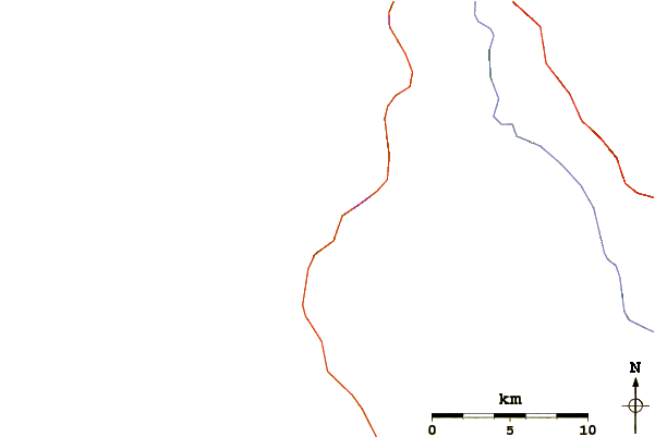 Roads and rivers around Big Lagoon