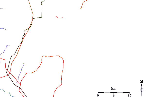Roads and rivers around Bilgola Beach