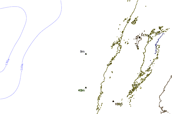 Shoreline around Bing's Point