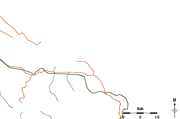 Roads and rivers around Binh An