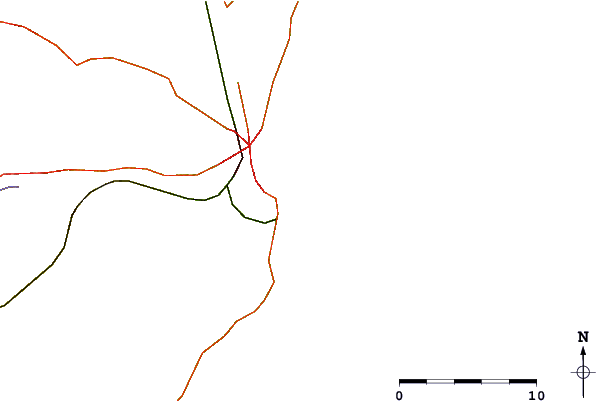 Roads and rivers around Biologia (Mar del Plata)