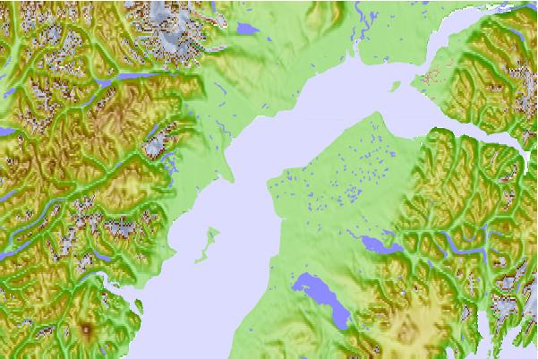 Surf spots located close to Bird Point (Tidal Bore)