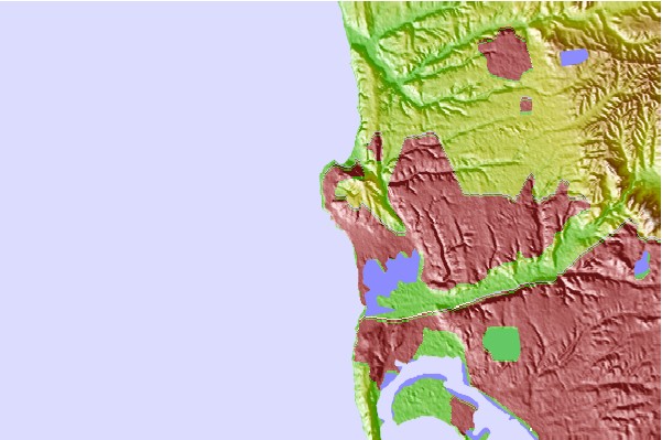 Surf spots located close to Birdrock