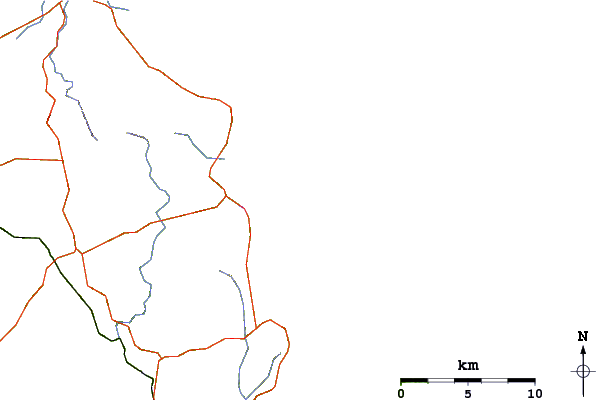Roads and rivers around Black Swamp