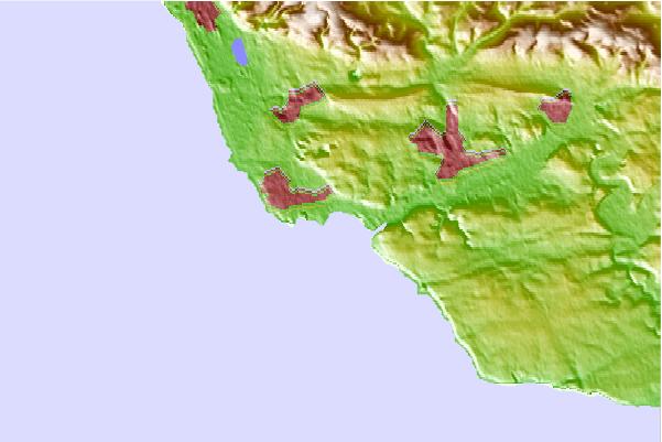 Surf breaks located close to Black Rock