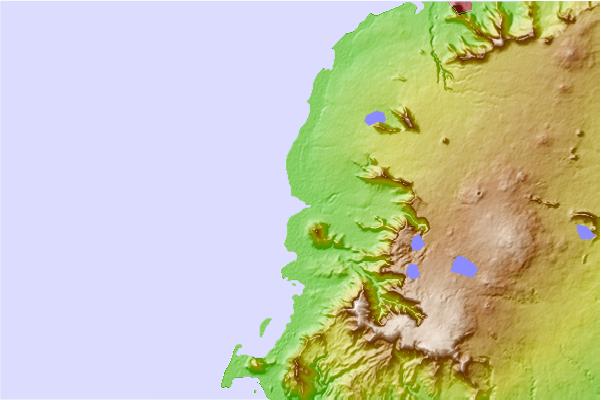 Surf breaks located close to Black Rocks