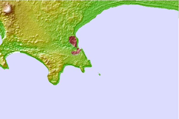 Surf spots located close to Blacknose Point