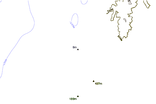 Shoreline around Blaketown Wedge