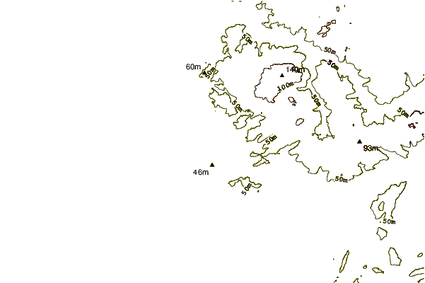 Shoreline around Blancs Sablons