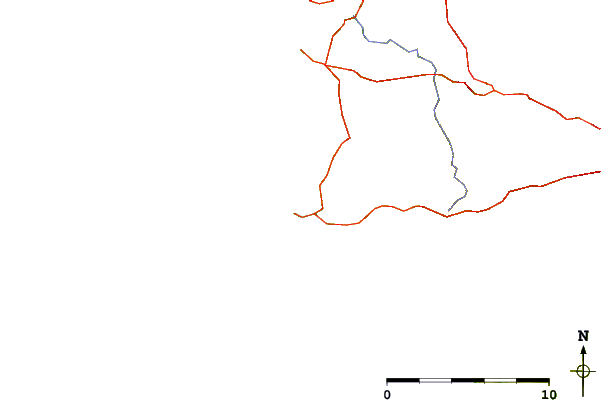 Roads and rivers around Blancs Sablons