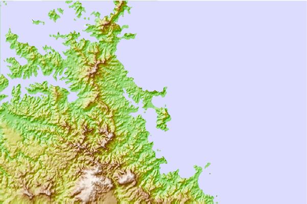 Surf spots located close to Bland Bay