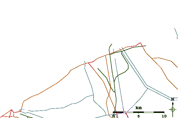 Roads and rivers around Blankenberge