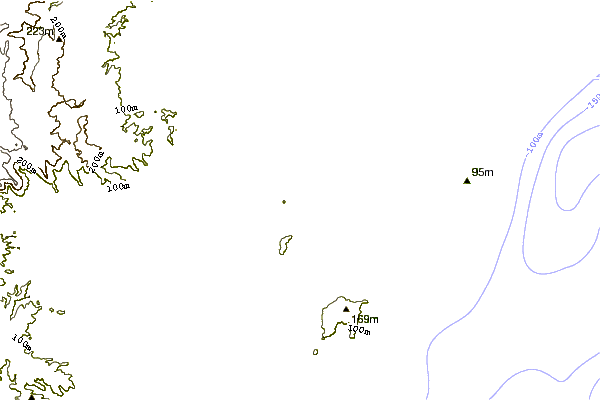 Shoreline around Blenheim Beach