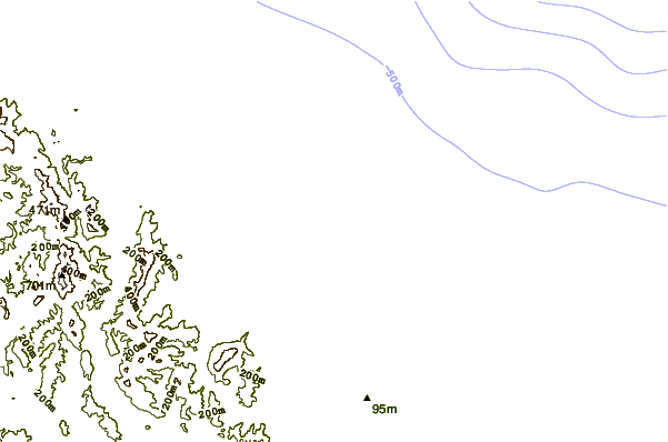 Shoreline around Bloke 14