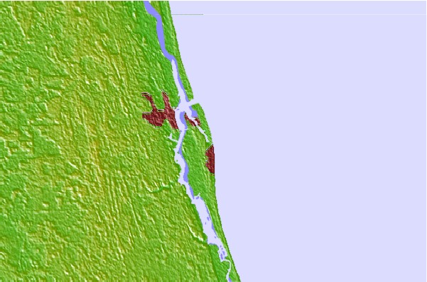 Surf spots located close to Blowhole