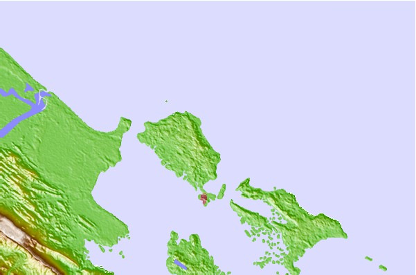 Surf spots located close to Bluff